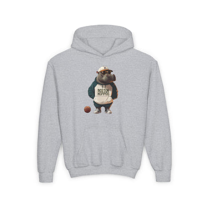 Youth Heavy Blend Hooded Sweatshirt (Boston Hippos)