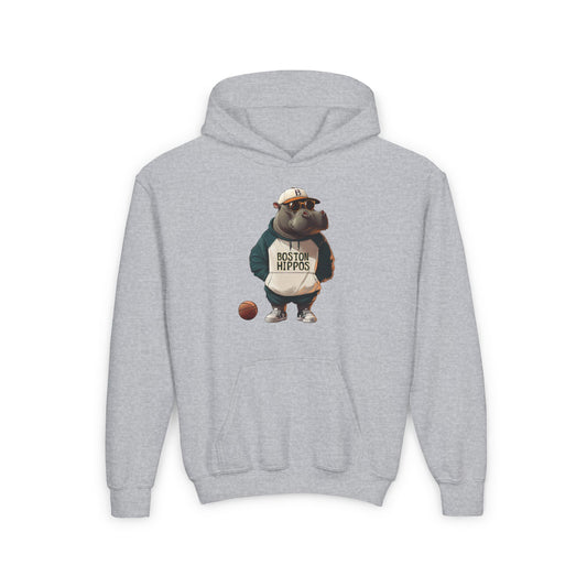 Youth Heavy Blend Hooded Sweatshirt (Boston Hippos)