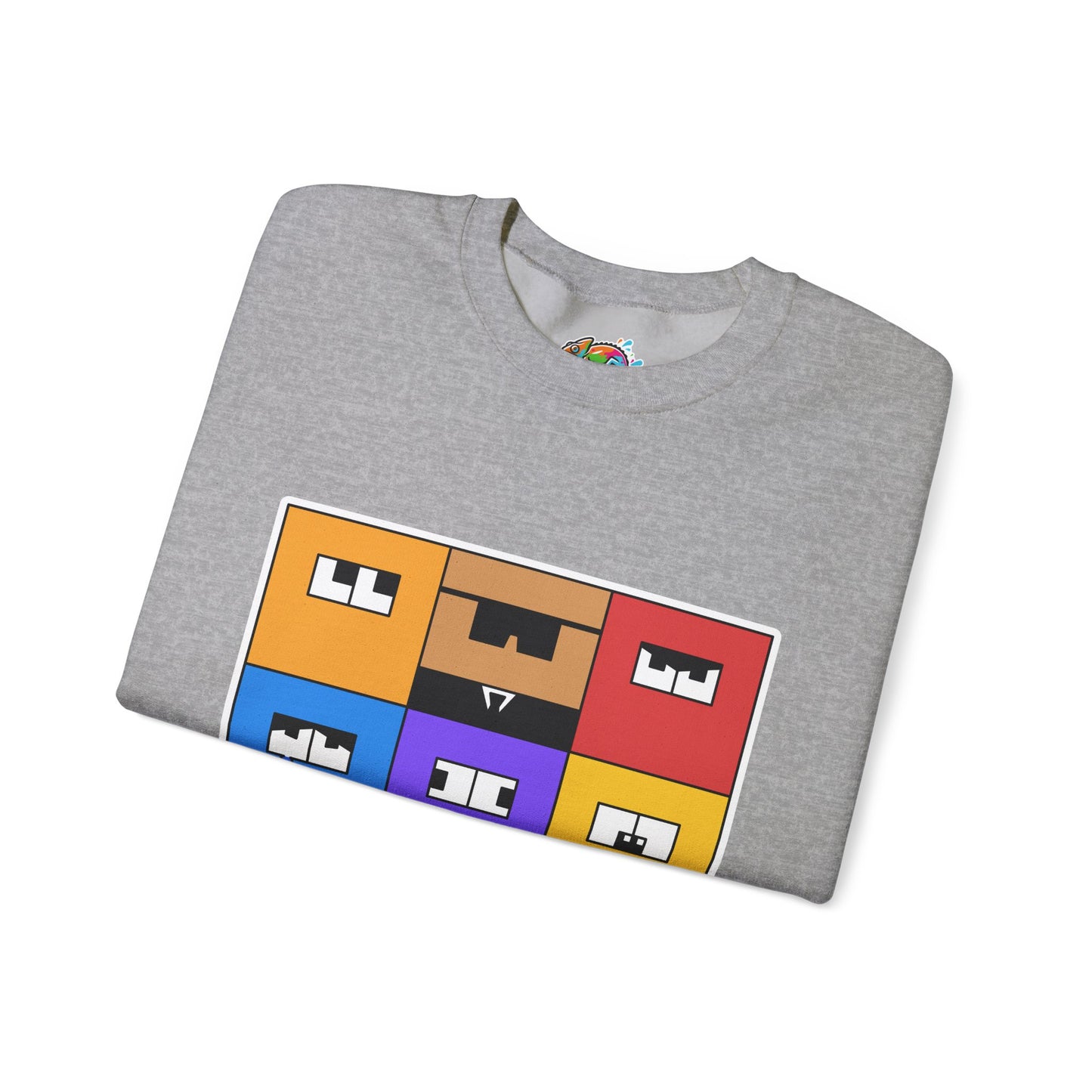 Unisex Heavy Blend™ Crewneck Sweatshirt (Emotion Blocks)