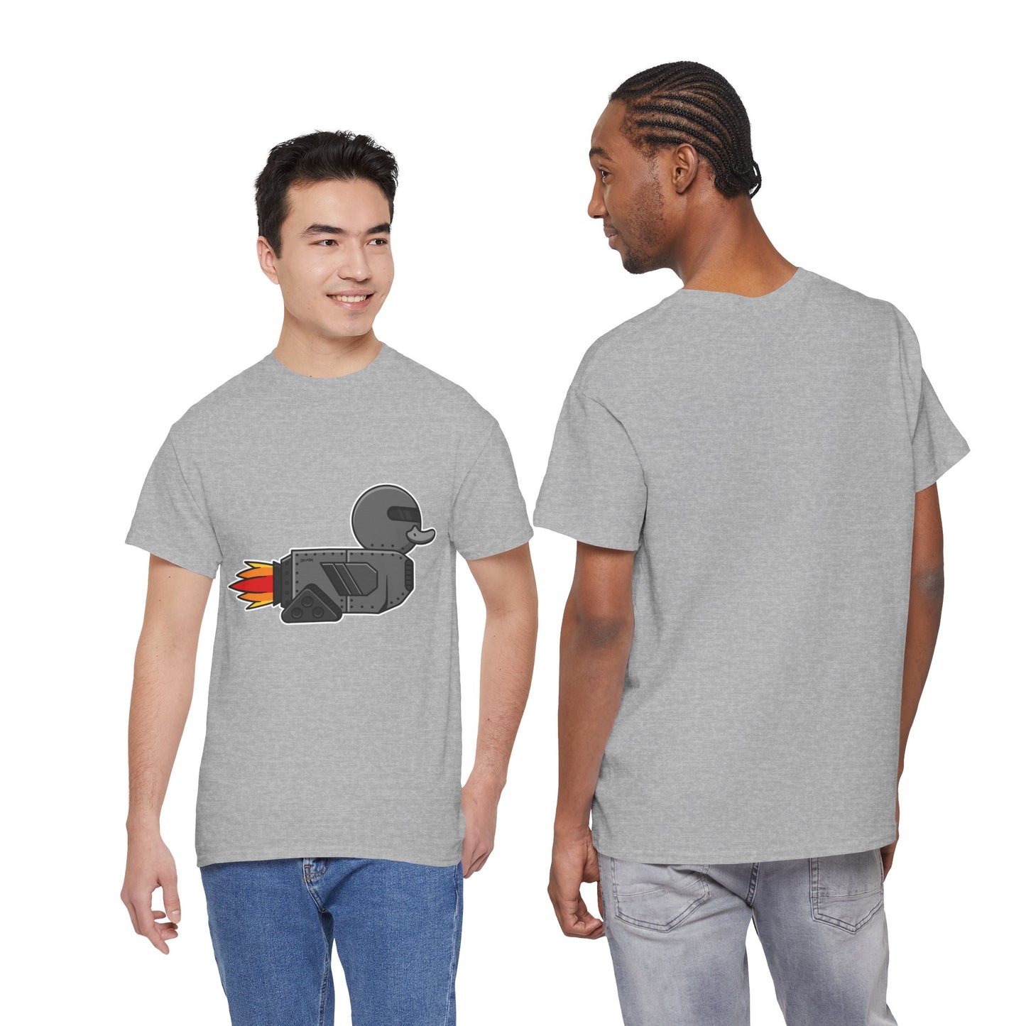 Unisex Heavy Cotton Tee (Robot Duck)