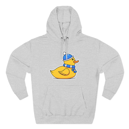 Three-Panel Fleece Hoodie (Chilly Duck)