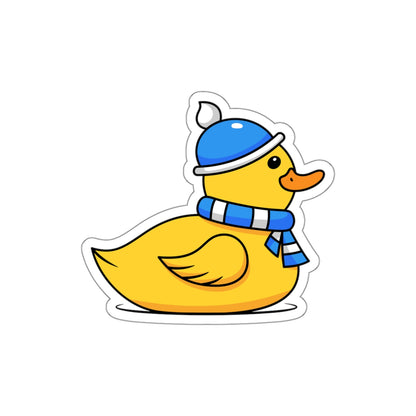 Die-Cut Stickers | Vibrant Art for Personalization (Chilly Duck)