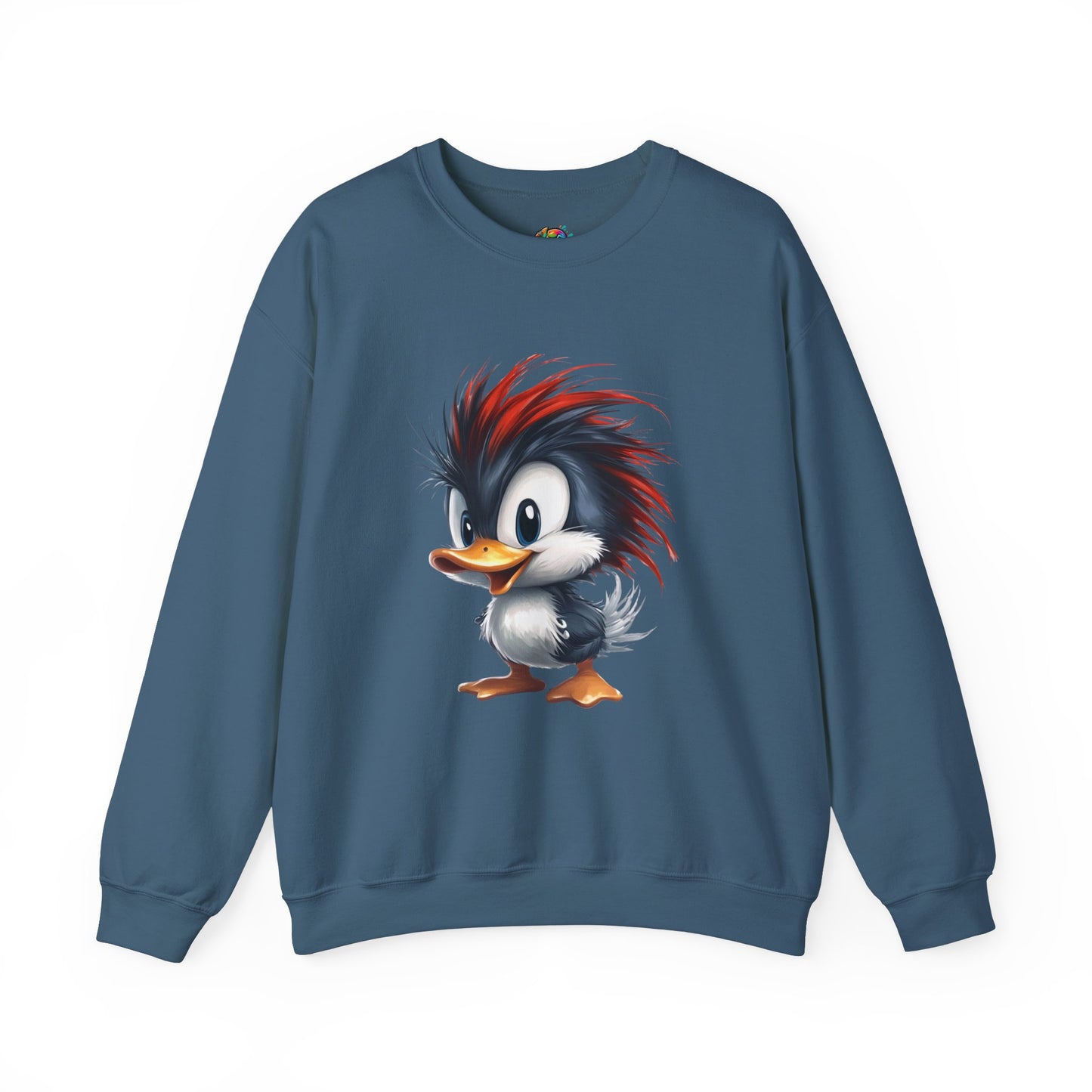 Unisex Heavy Blend™ Crewneck Sweatshirt (Red Hair Duck)