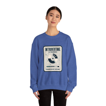 Unisex Heavy Blend™ Crewneck Sweatshirt (Introverting in Progress)