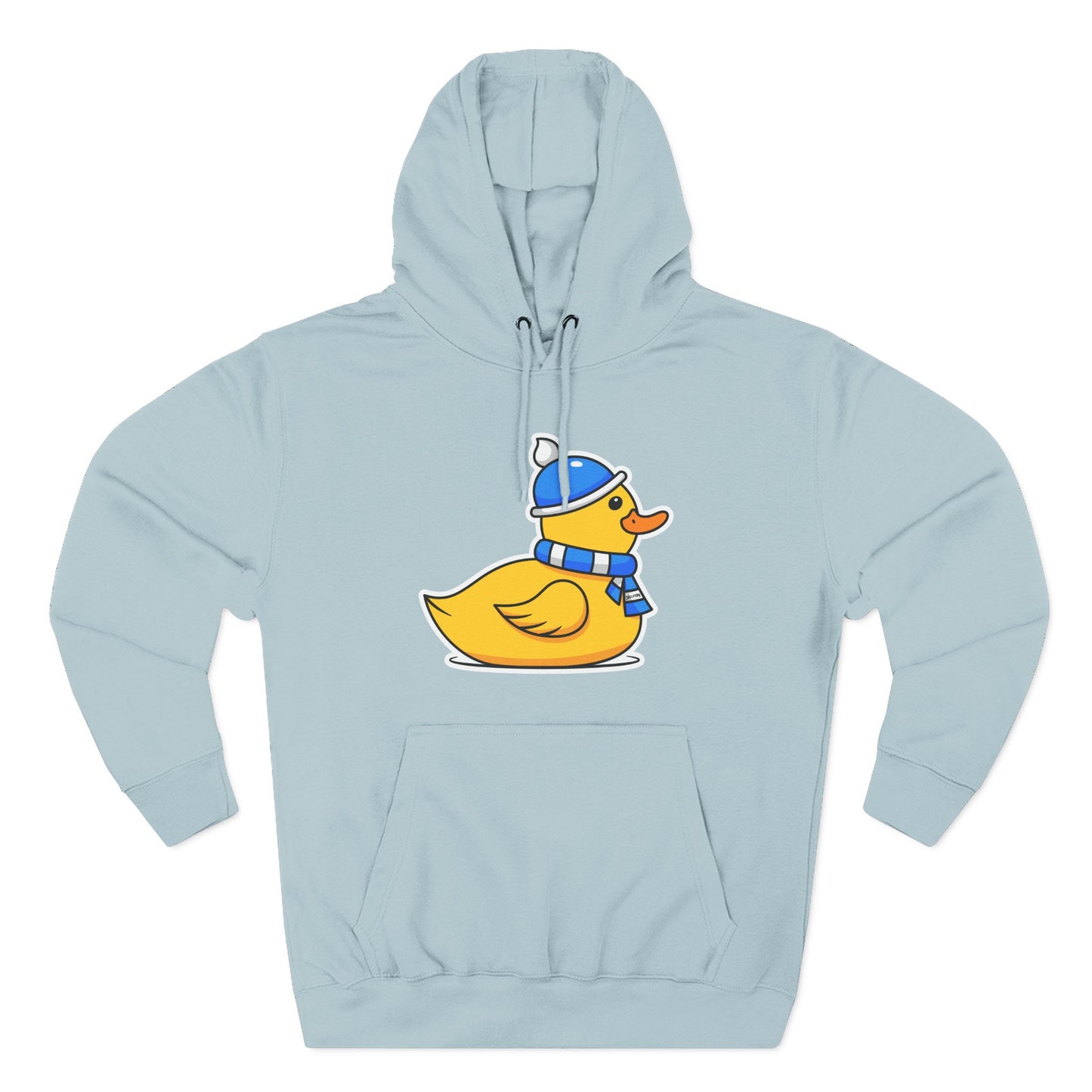 Three-Panel Fleece Hoodie (Chilly Duck)