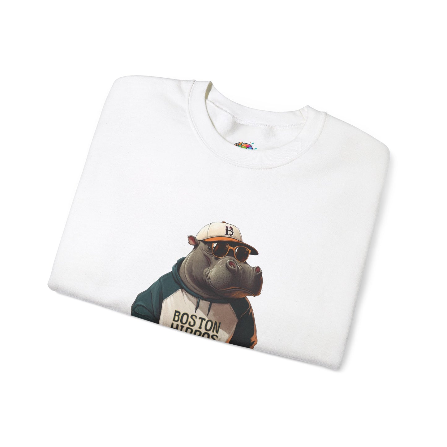 Unisex Heavy Blend™ Crewneck Sweatshirt (Boston Hippos)