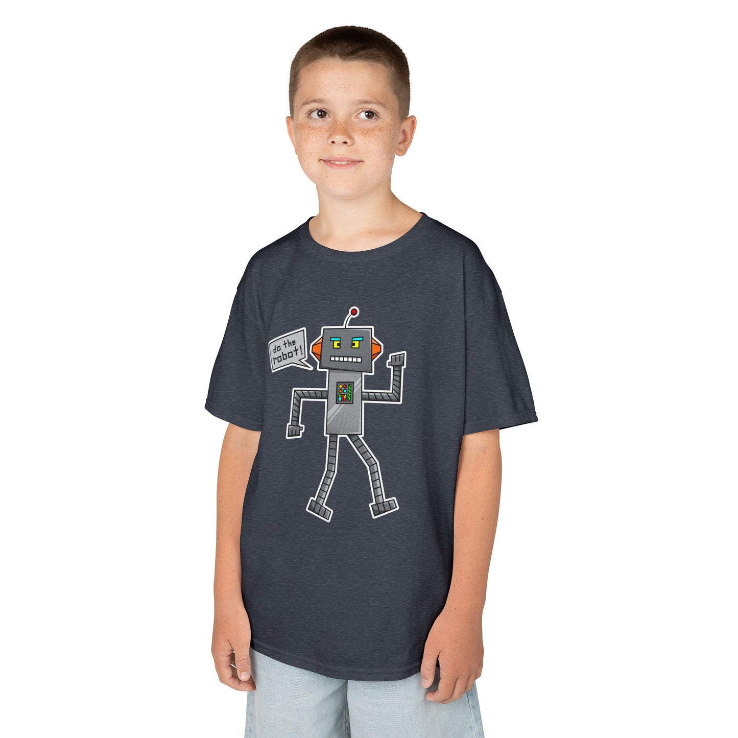 Kids Heavy Cotton T-Shirt (Do the Robot)