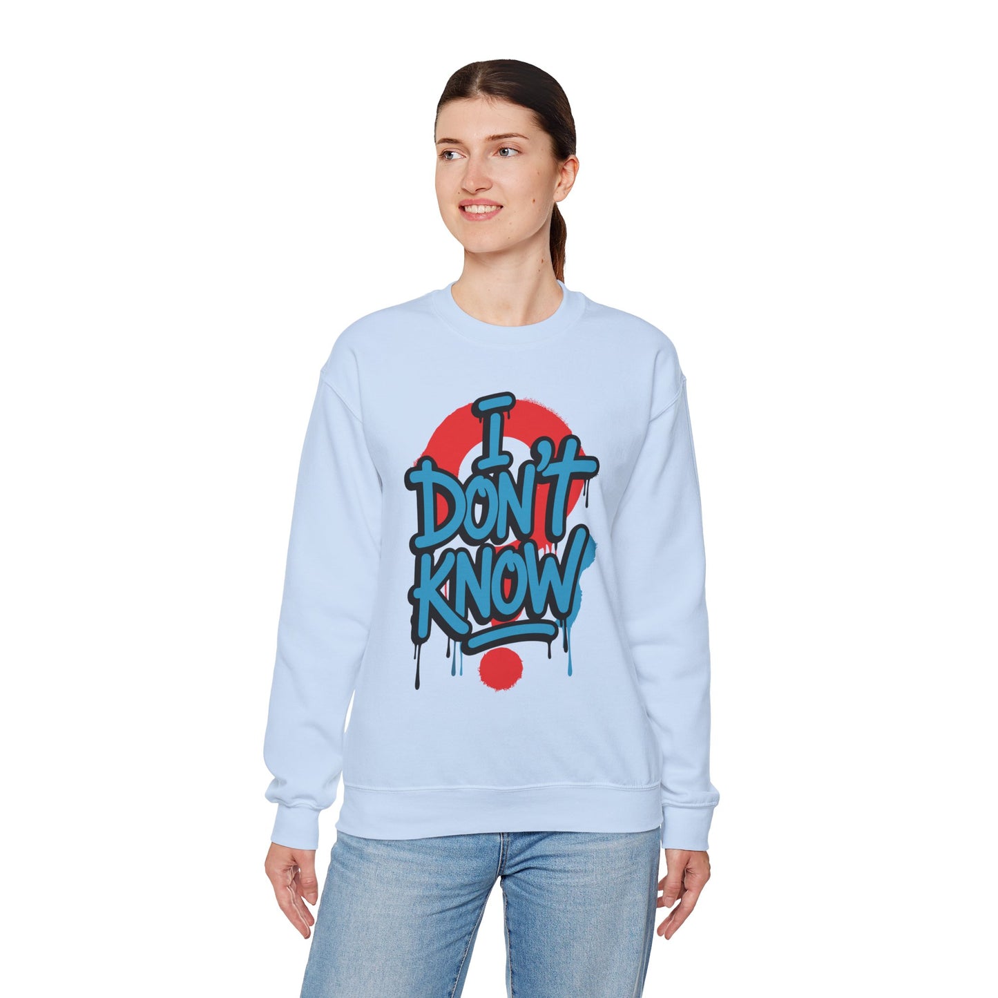 Unisex Heavy Blend Crewneck Sweatshirt (I don't know)