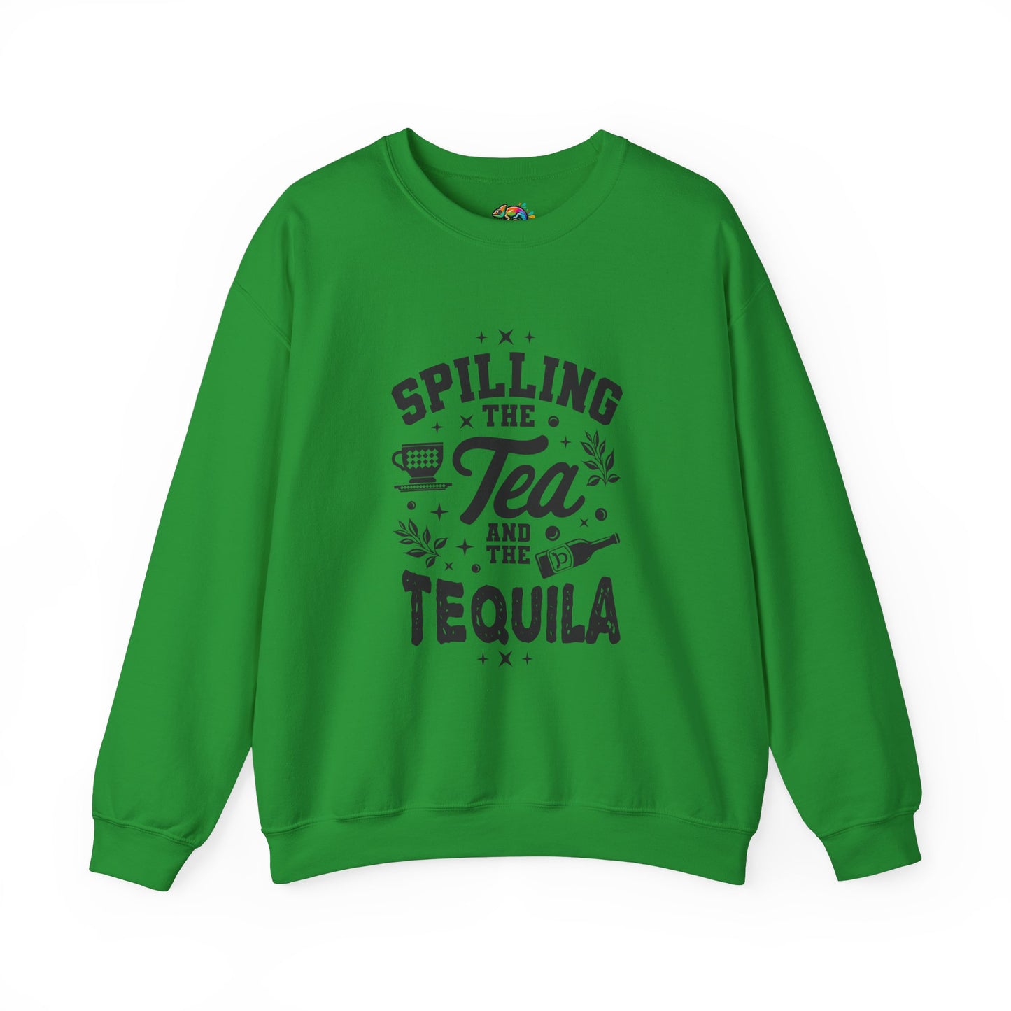 Unisex Heavy Blend™ Crewneck Sweatshirt (Spill Tea & Tequila)