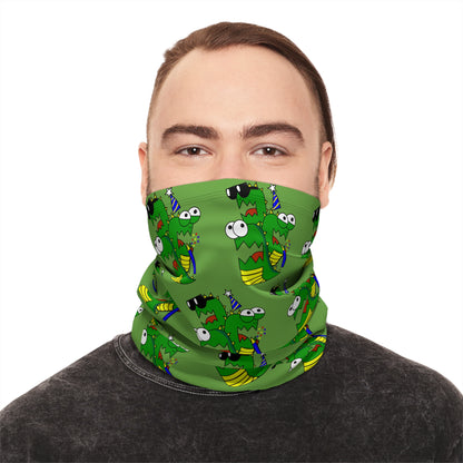 Winter Neck Gaiter With Drawstring (Larry the Snake thing)