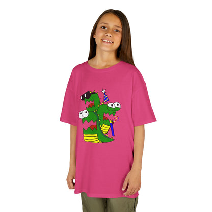 Kids Heavy Cotton T-Shirt (Larry the Snake thing)