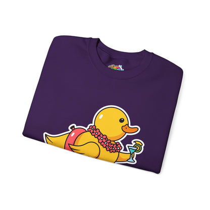 Unisex Heavy Blend™ Crewneck Sweatshirt (Tropical Duck)