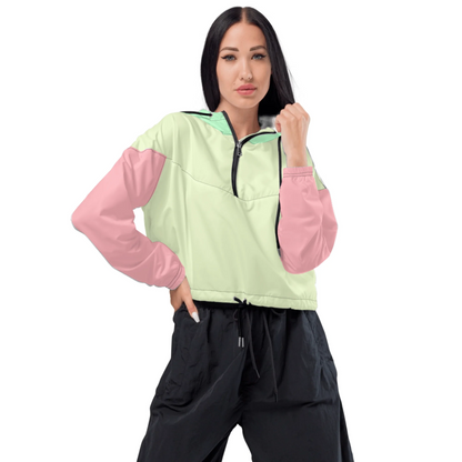 Color Your Own Women's Cropped Windbreaker