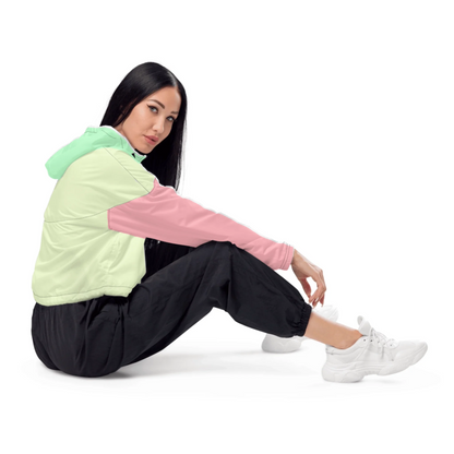 Color Your Own Women's Cropped Windbreaker