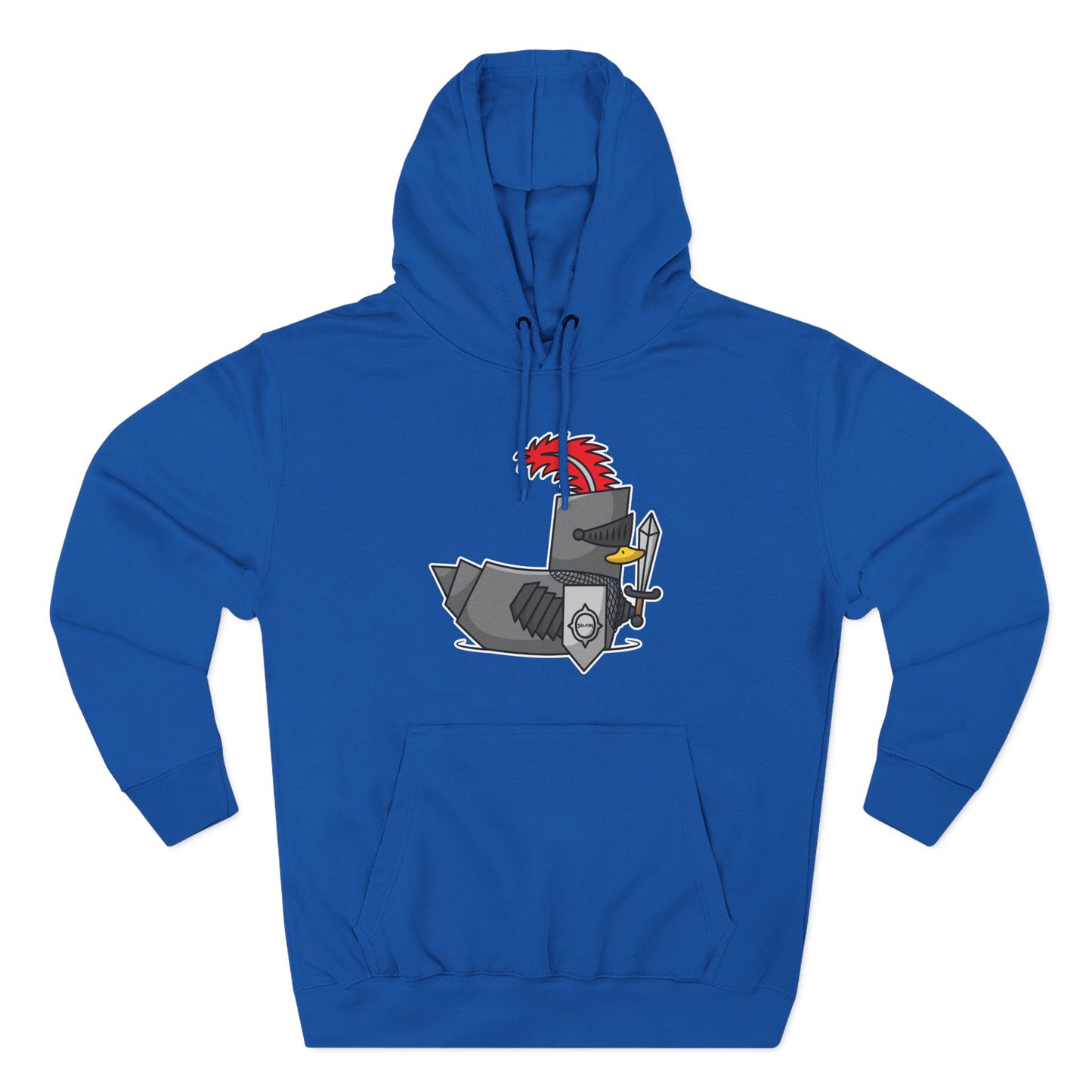 Three-Panel Fleece Hoodie (Knight Duck)