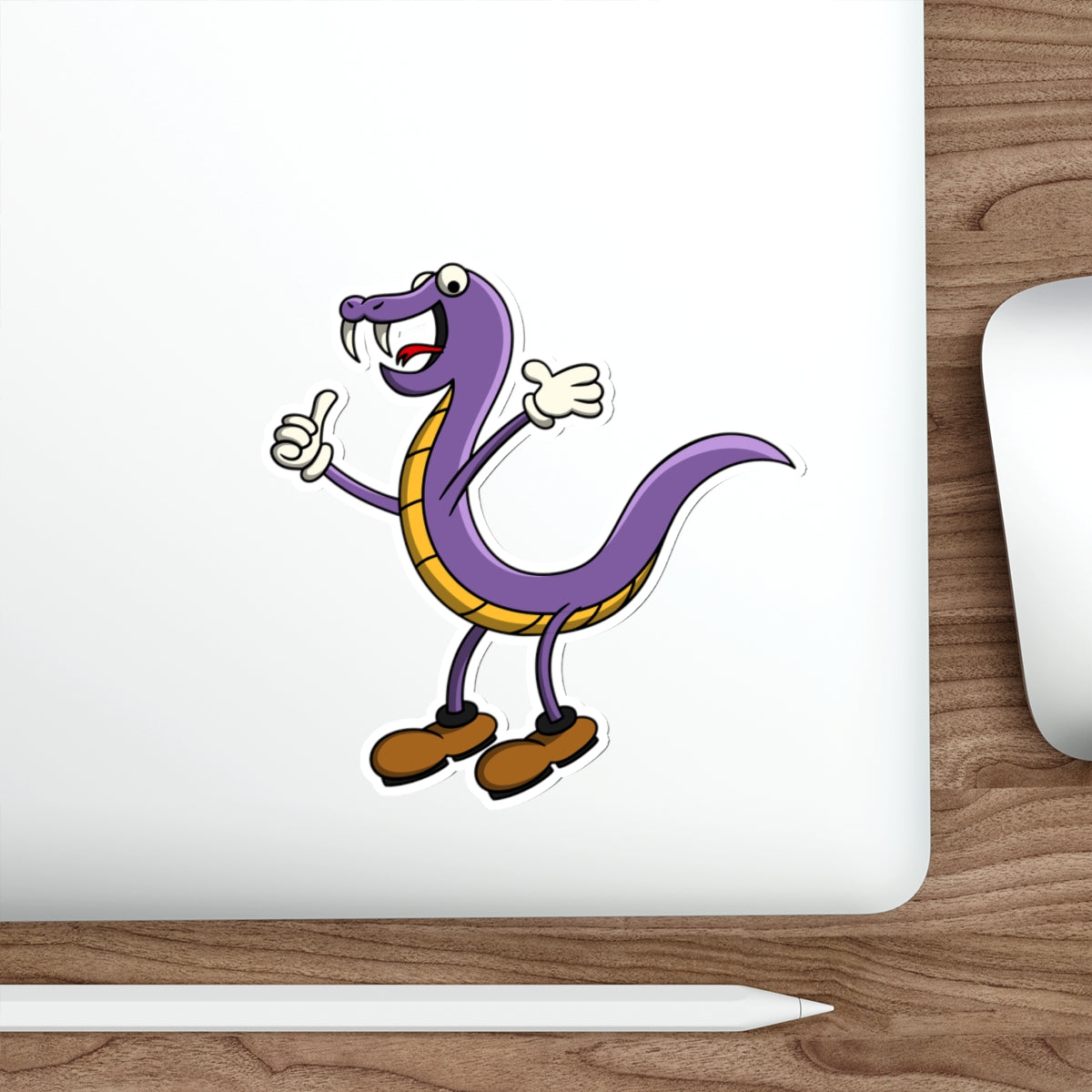 Die-Cut Stickers | Vibrant Art for Personalization (Snake Man)