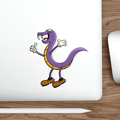 Die-Cut Stickers | Vibrant Art for Personalization (Snake Man)
