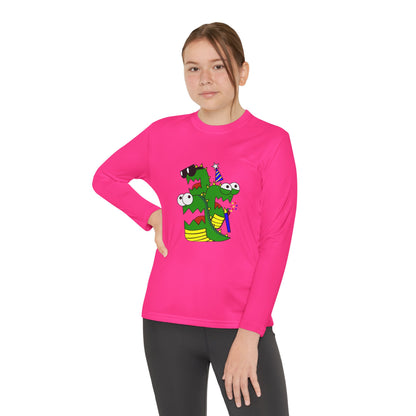 Youth Long Sleeve Competitor Tee (Larry the Snake thing)