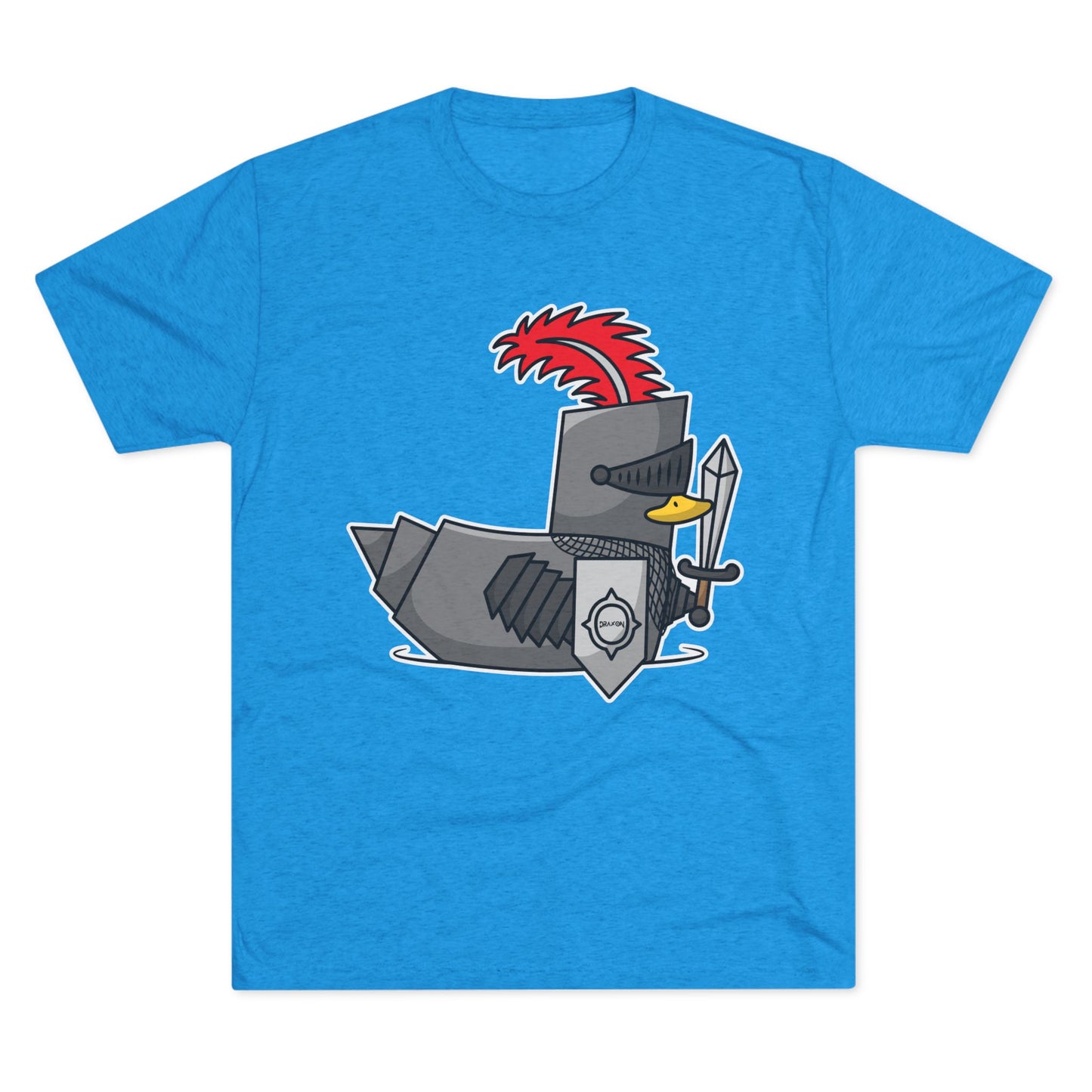 Unisex Tri-Blend Crew Tee (Knight Duck)