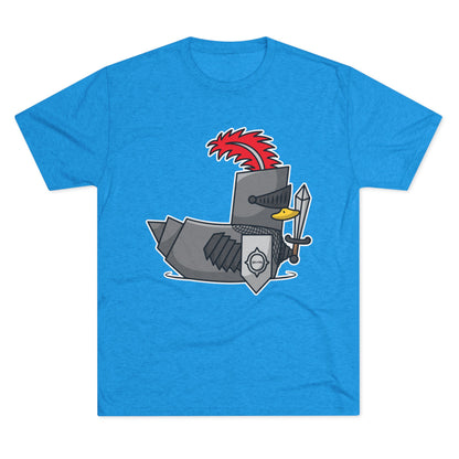 Unisex Tri-Blend Crew Tee (Knight Duck)