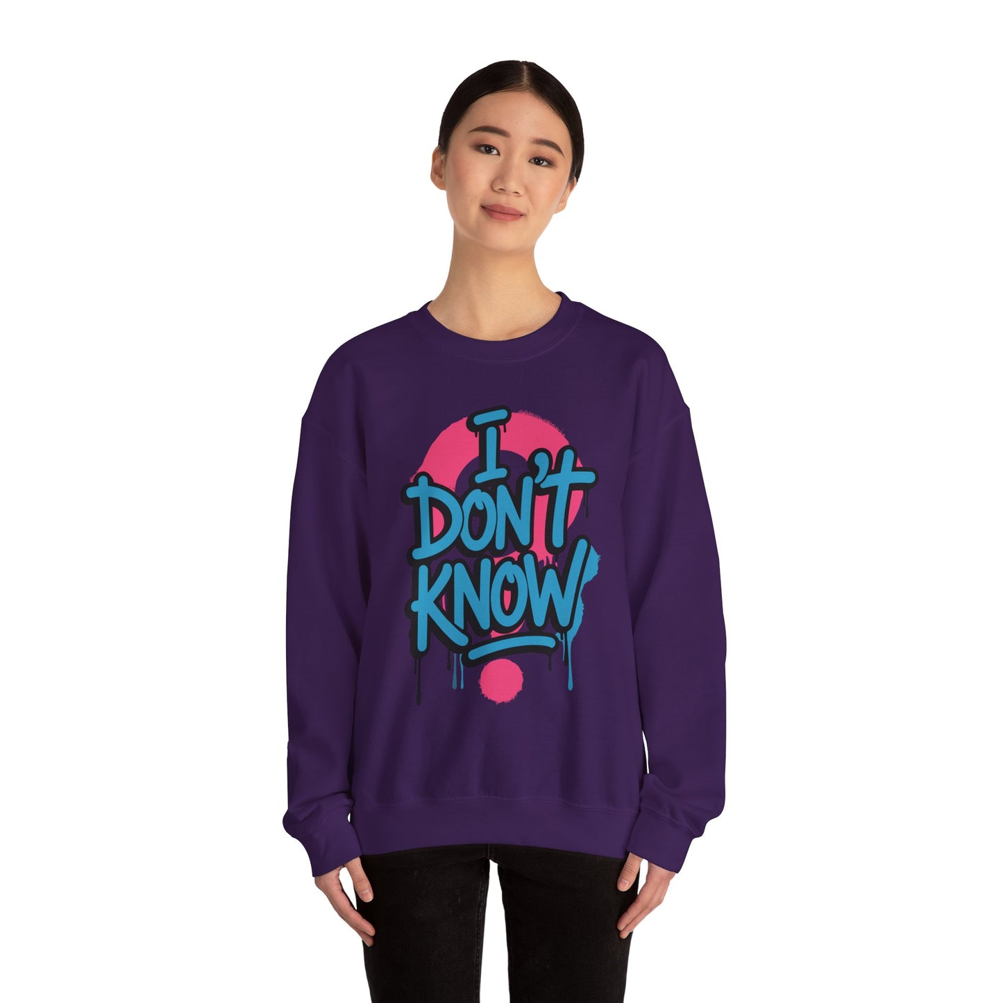 Unisex Heavy Blend Crewneck Sweatshirt (I don't know)