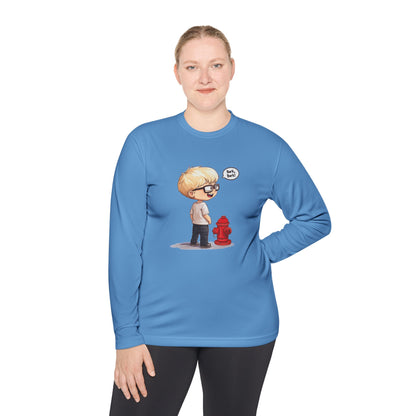 Unisex Lightweight Long Sleeve Tee (Bark Bark)