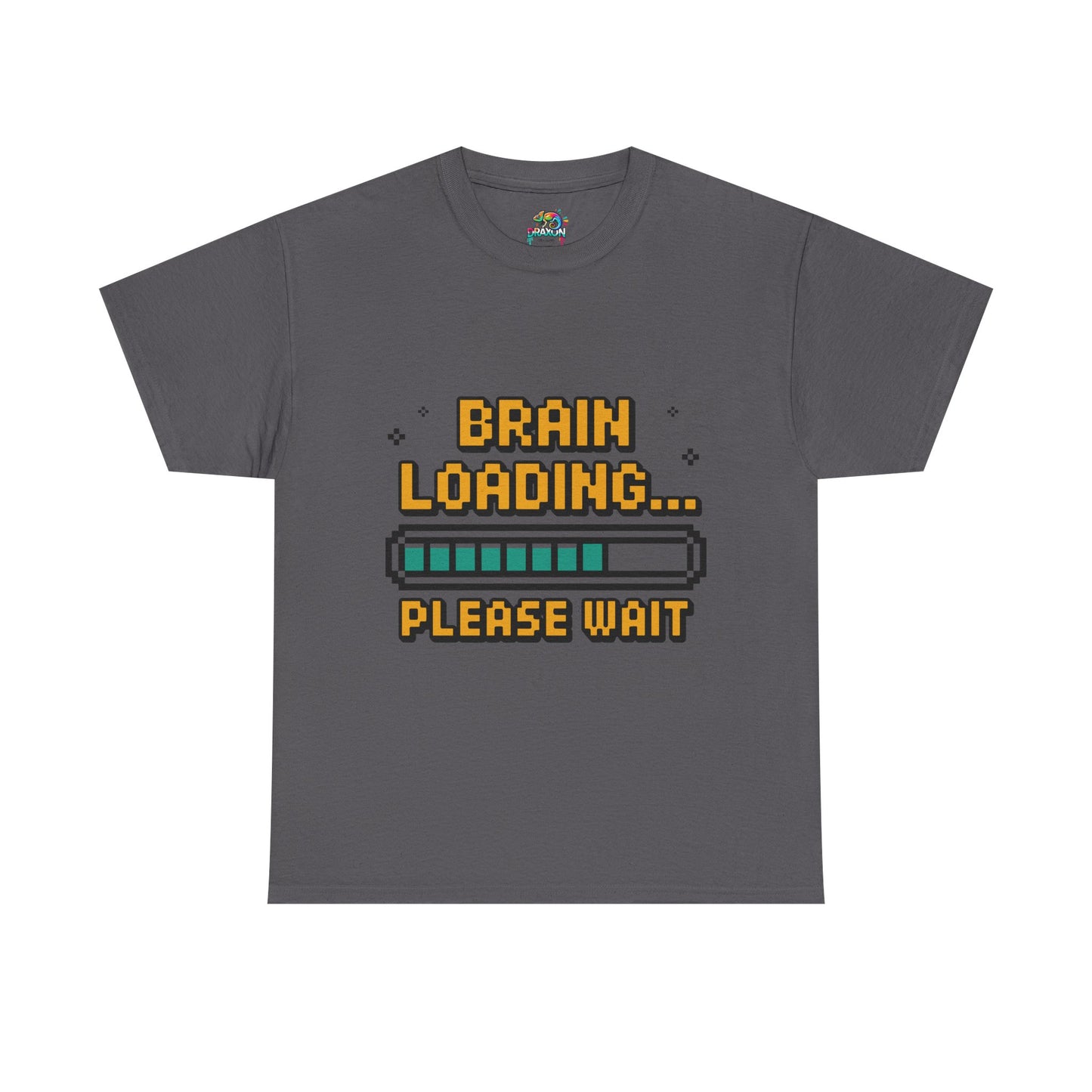 Unisex Heavy Cotton Tee (Brain Loading...Please Wait)