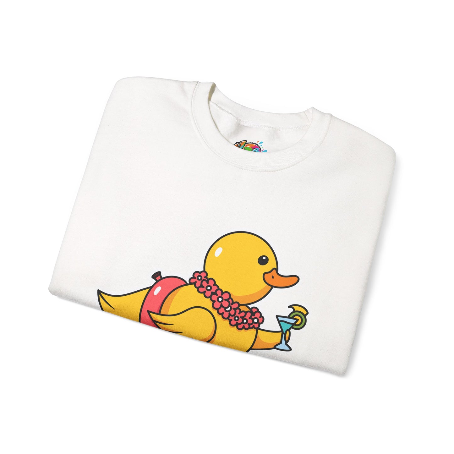 Unisex Heavy Blend™ Crewneck Sweatshirt (Tropical Duck)
