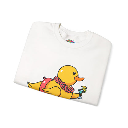 Unisex Heavy Blend™ Crewneck Sweatshirt (Tropical Duck)