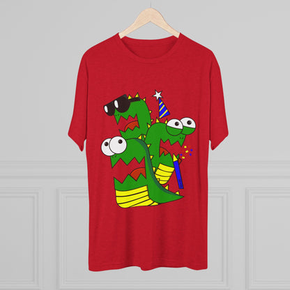 Unisex Tri-Blend Crew Tee (Larry the Snake thing)