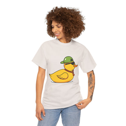 Unisex Heavy Cotton Tee (Gangster Duck)