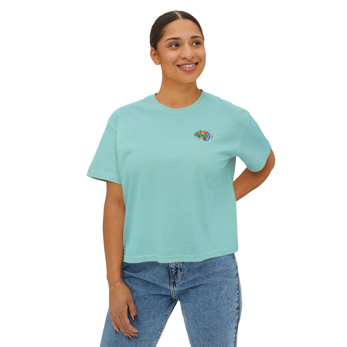 Women's Boxy Tee (DC Logo)