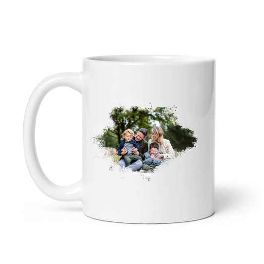 Personal Family Photo Upload Mug with Saying
