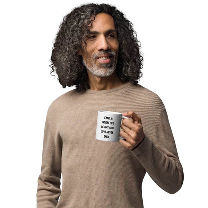 Personal Family Photo Upload Mug with Saying