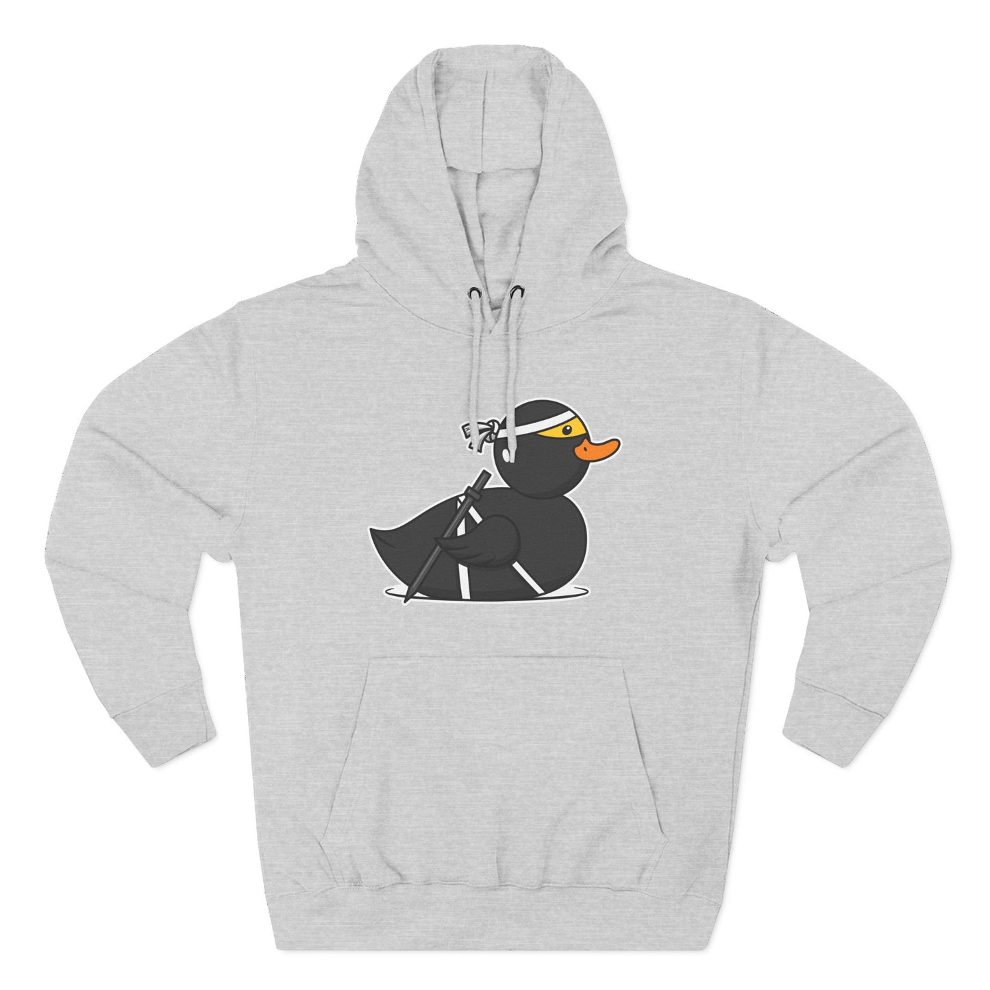 Three-Panel Fleece Hoodie (Ninja Duck)