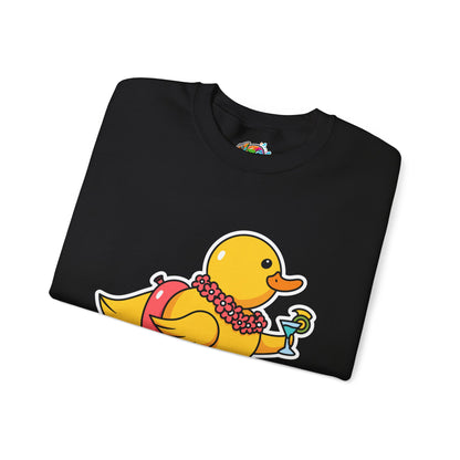 Unisex Heavy Blend™ Crewneck Sweatshirt (Tropical Duck)