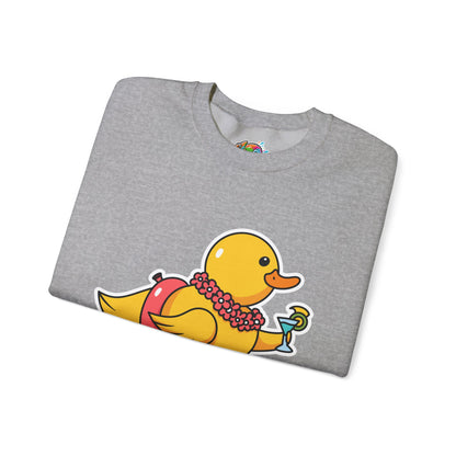Unisex Heavy Blend™ Crewneck Sweatshirt (Tropical Duck)