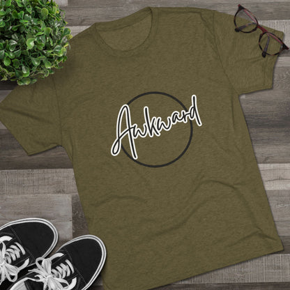 Unisex Tri-Blend Crew Tee (Awkward)