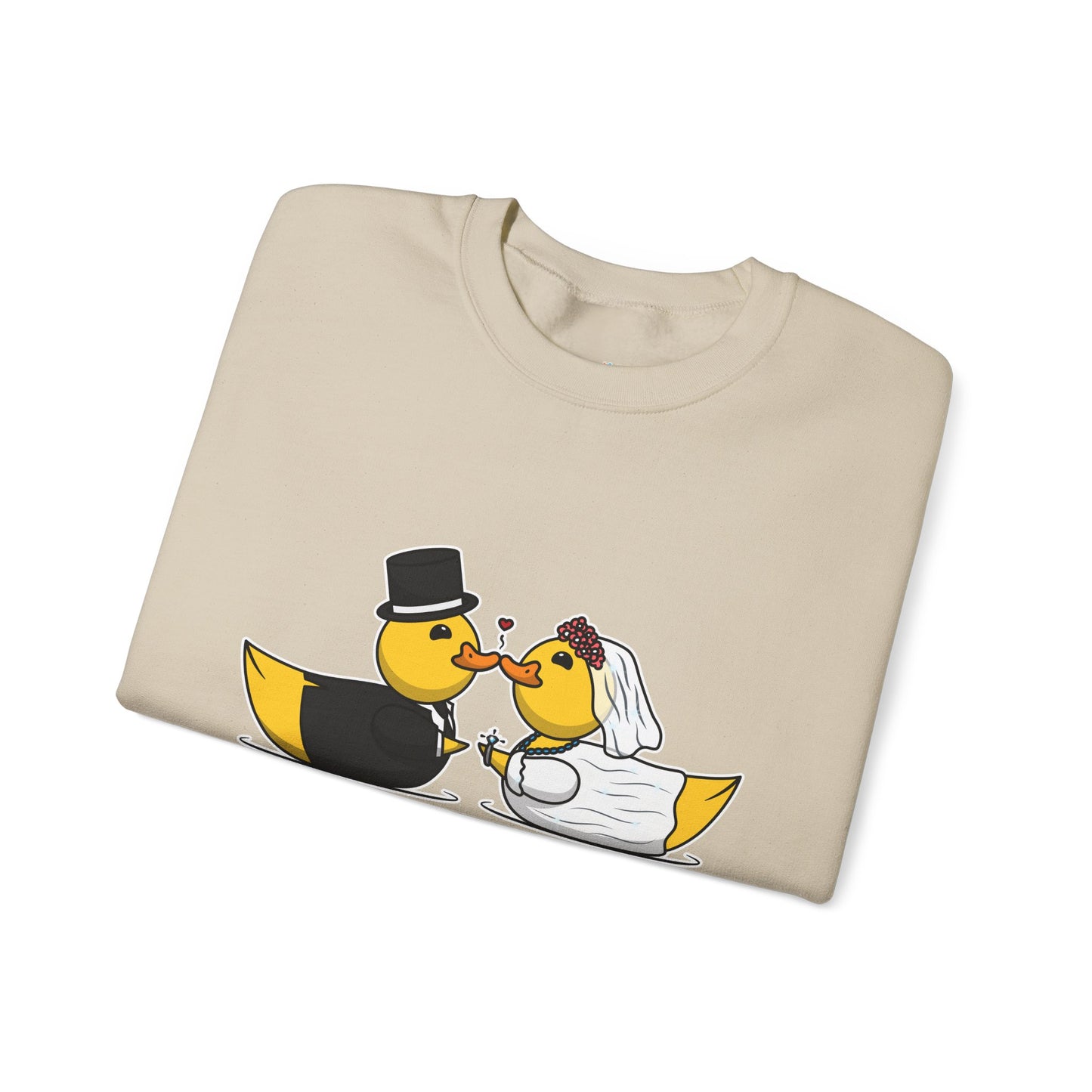 Unisex Heavy Blend™ Crewneck Sweatshirt (Wedding Ducks)