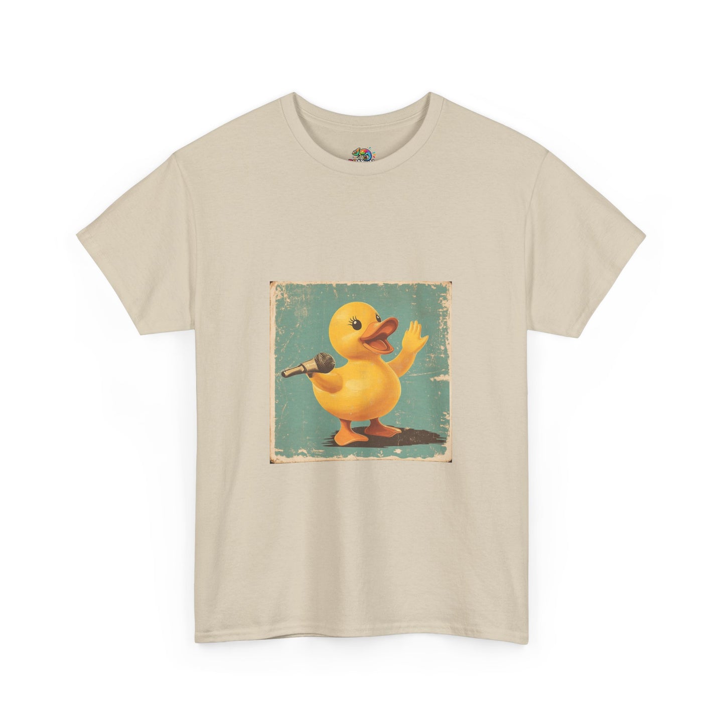 Unisex Heavy Cotton Tee (Karaoke Duck)