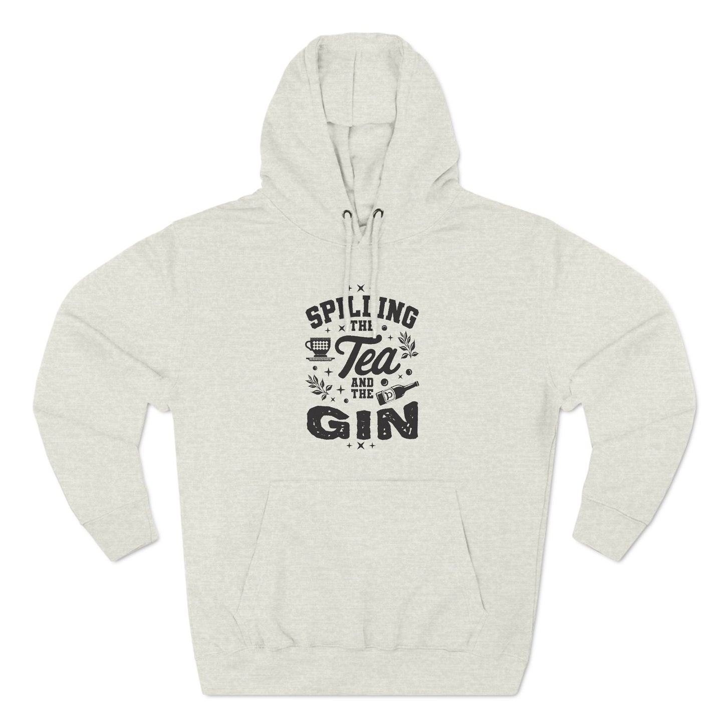 Three-Panel Fleece Hoodie (Spill Tea & Gin)