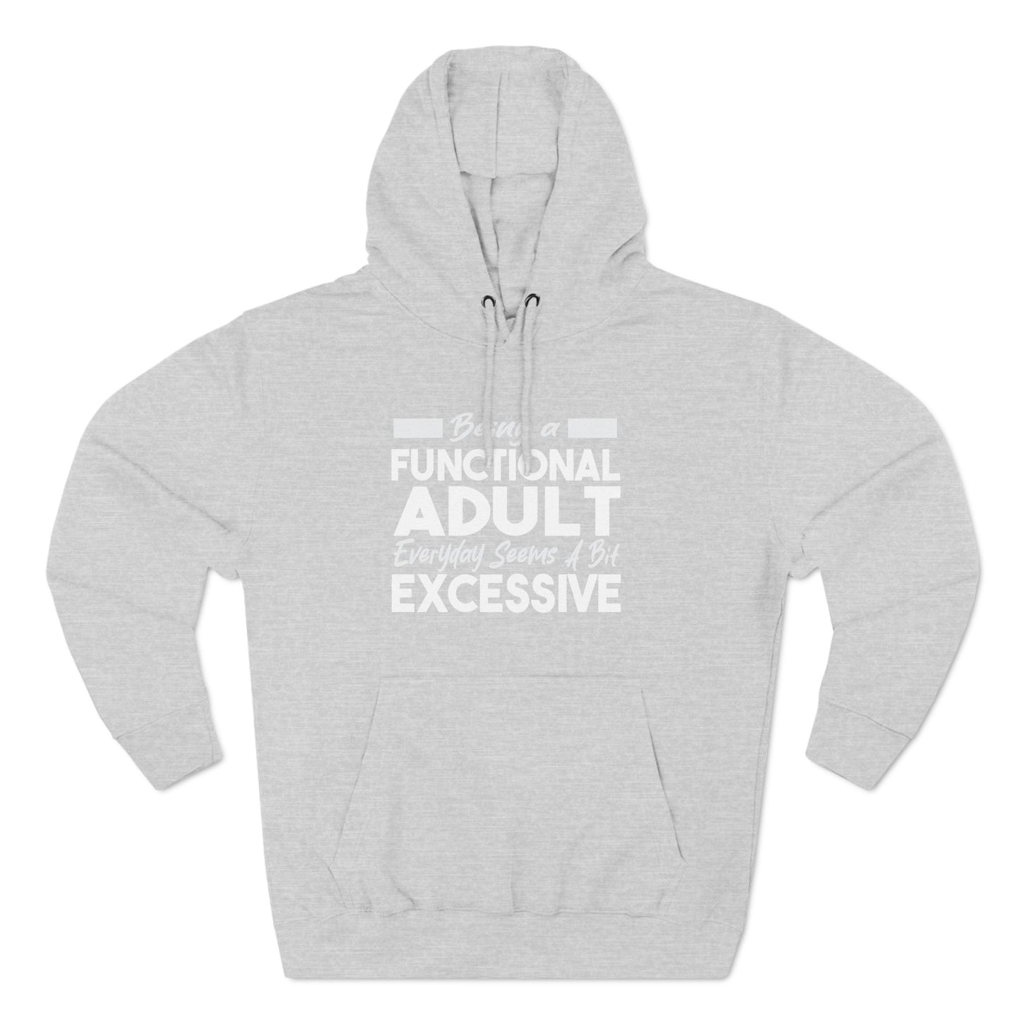 Three-Panel Fleece Hoodie (Being Adult, Seems Excessive)