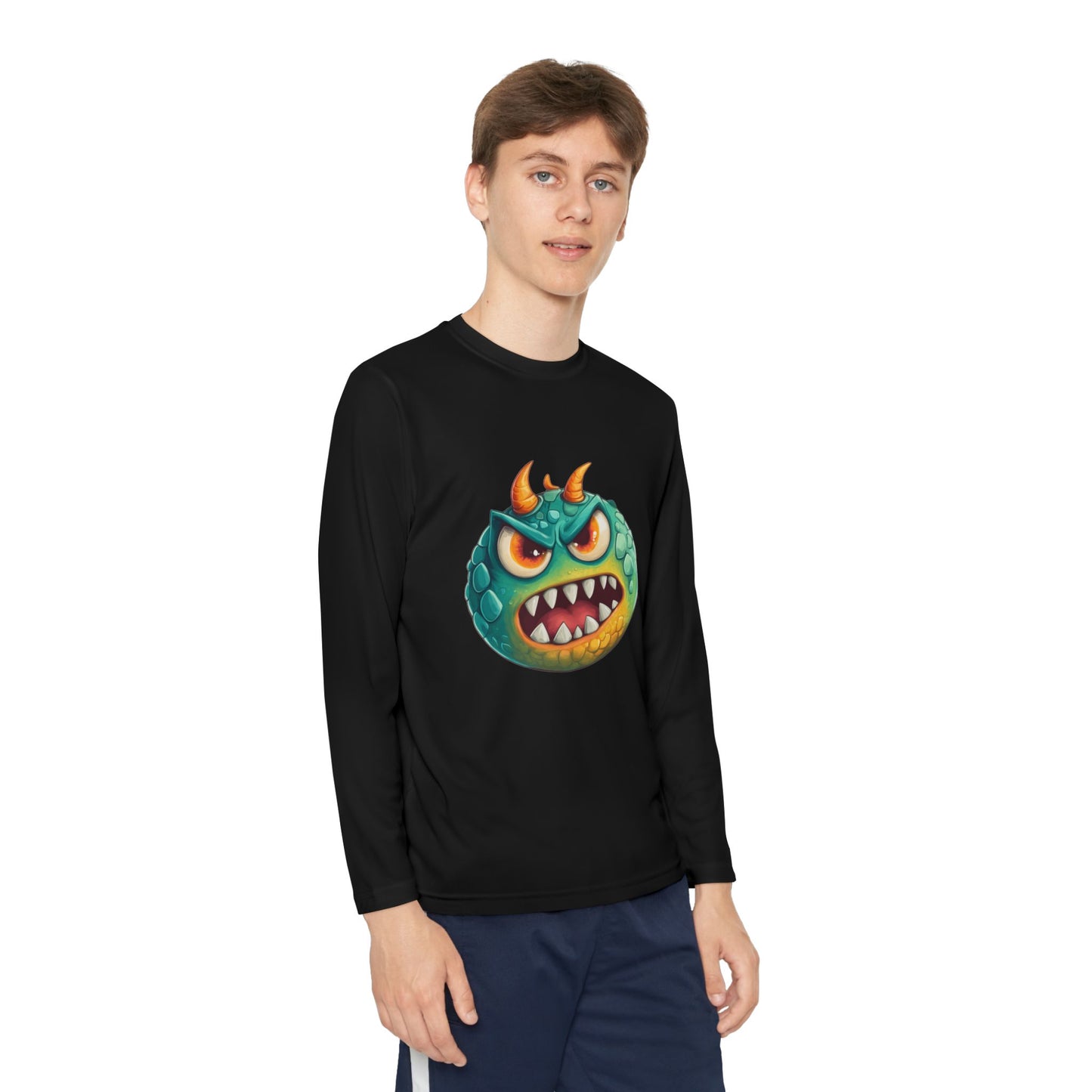 Youth Long Sleeve Competitor Tee (Green Monster 2)