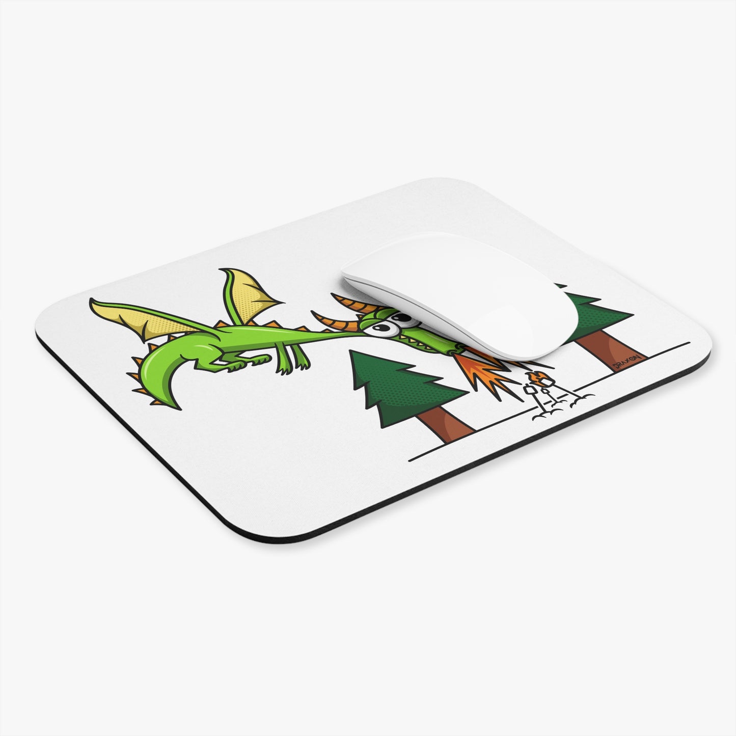 Mouse Pad (Flaming Dragon)