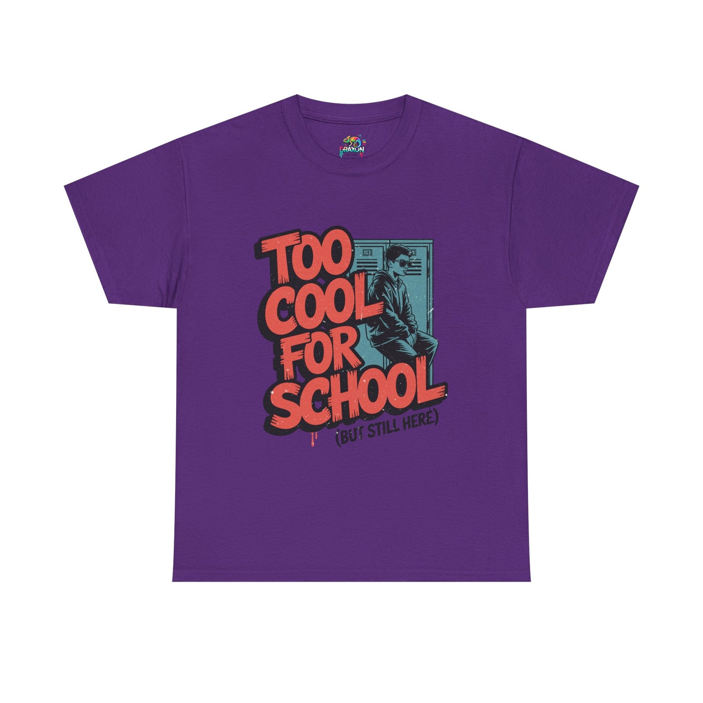 Unisex Heavy Cotton Tee (Too Cool For School)