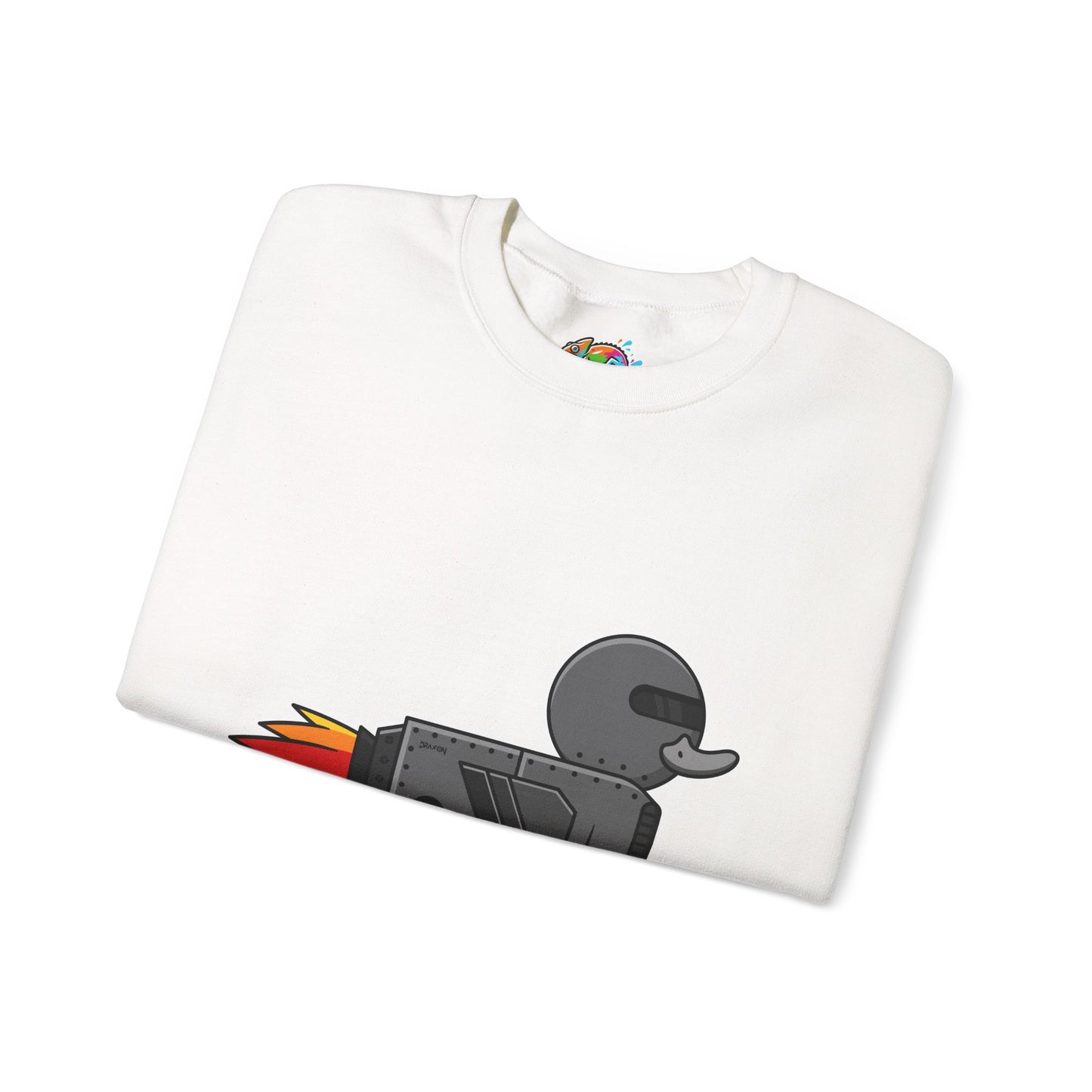 Unisex Heavy Blend™ Crewneck Sweatshirt (Robot Duck)