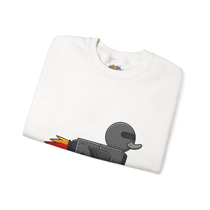 Unisex Heavy Blend™ Crewneck Sweatshirt (Robot Duck)