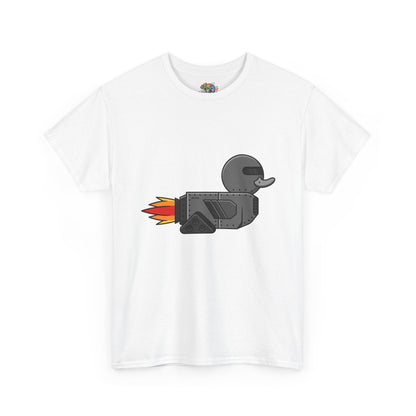 Unisex Heavy Cotton Tee (Robot Duck)