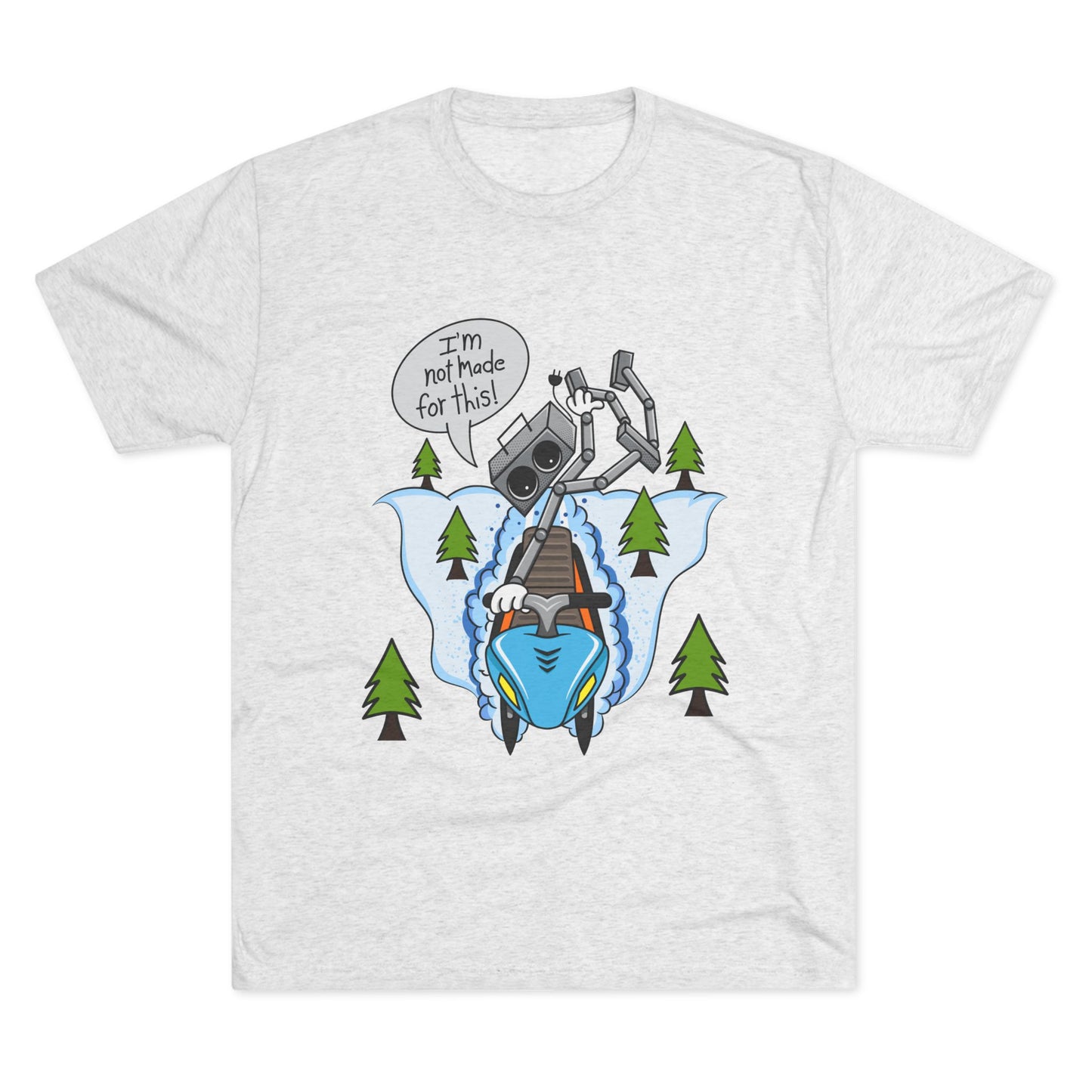 Unisex Tri-Blend Crew Tee (Not made for this - Snowmobiler)