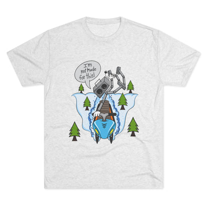 Unisex Tri-Blend Crew Tee (Not made for this - Snowmobiler)